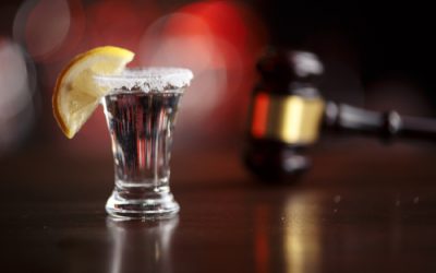 Misdemeanor DUI - a glass of alcohol