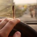 driver smoking marijuana