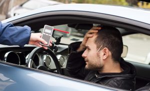 man asked to take breathalyzer test