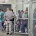 immigrants in a detention center