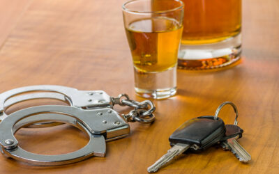 Keys, a shotglass, and handcuffs. Learn more about driving after a DUI before your court date today.