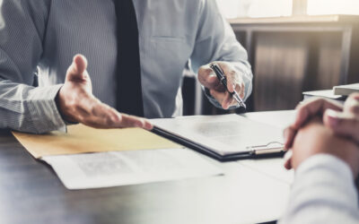 Lawyer meets with client and explains if they can be a bartender with a DUI
