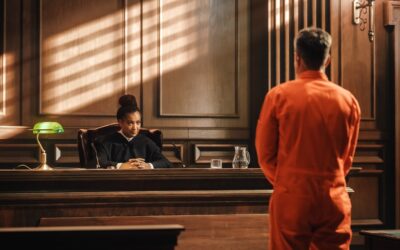 A judge charges an alleged criminal with DUI causing injury at their arraignment and asks for a plea.
