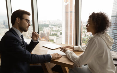 A lawyer with experience handling DUI cases speaks with his client and tells her what happens when you get a DUI for the first time. 