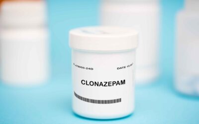 Pictured is a bottle of clonazepam, which is also known as Klonopin. Can you get a DUI for driving on clonazepam?
