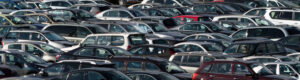 An impound lot packed with cars. Learn about Irvine DUI impound lots.