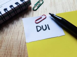 A DUI folder. Learn what you need to know about a DUI with injury case
