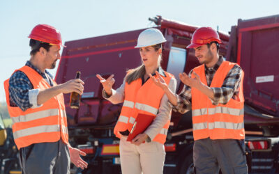 A commercial truck driver arguing with two coworkers about the types of evidence used in a commercial DUI case.