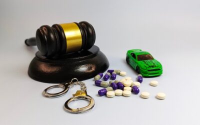 DUI and drug abuse concept to symbolize the question of whether you can get a DUI on MDMA (ecstasy).