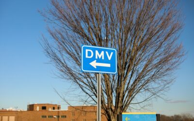 DMV building in California. How to request a DMV hearing after a DUI in California