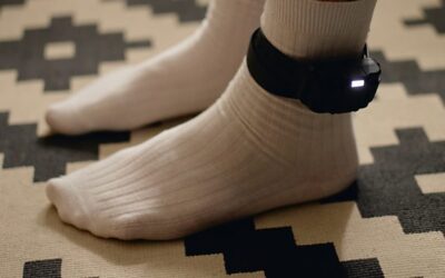 Adult man wearing an electronic ankle monitor at home. What is unsupervised probation in California?